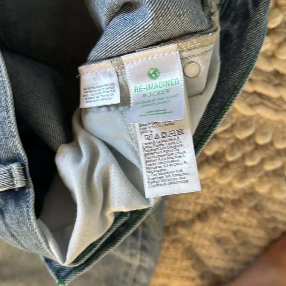 J. Crew Slouchy Boyfriend Light Blue Straight Jeans 28